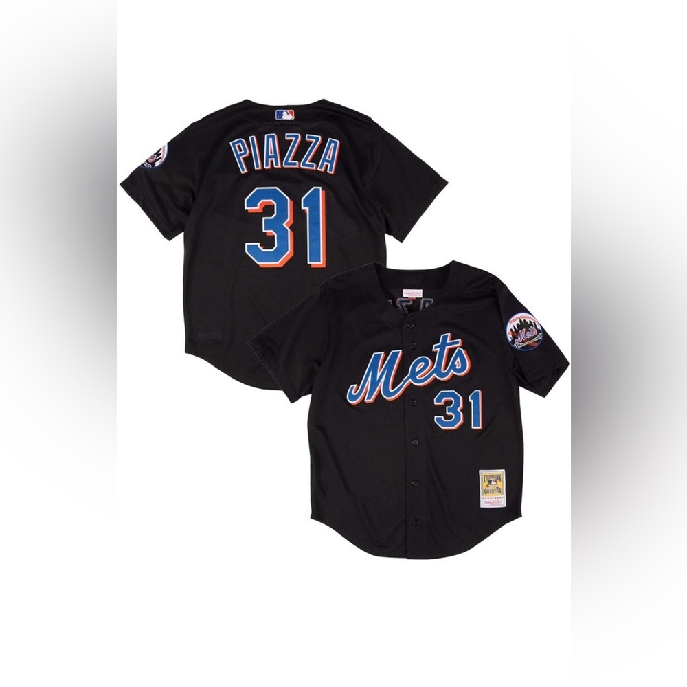 Mitchell & Ness Black Mets Jersey “ Piazza 31 “ size 40